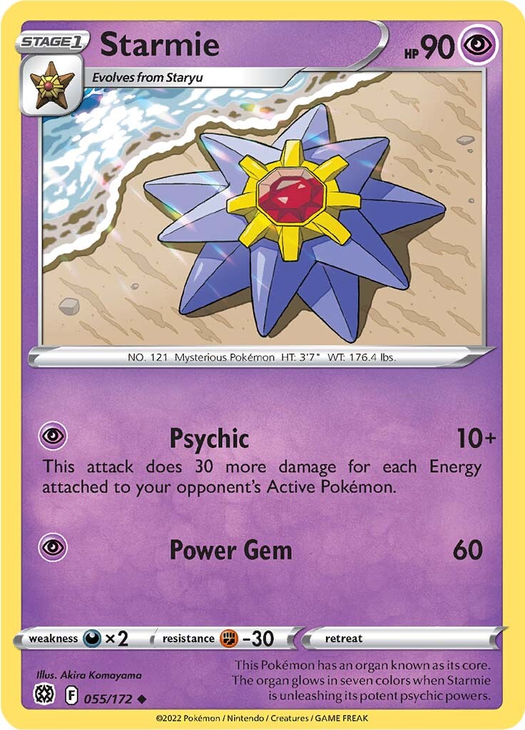 Starmie (055/172) [Sword & Shield: Brilliant Stars] | Jack's On Queen