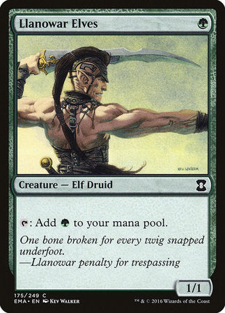 Llanowar Elves [Eternal Masters] | Jack's On Queen