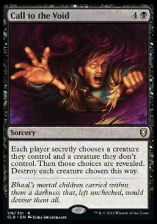 Call to the Void [Commander Legends: Battle for Baldur's Gate] | Jack's On Queen