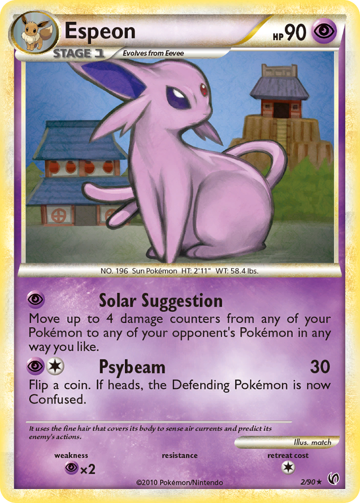 Espeon (2/90) [HeartGold & SoulSilver: Undaunted] | Jack's On Queen