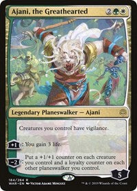 Ajani, the Greathearted [Promo Pack: Throne of Eldraine] | Jack's On Queen