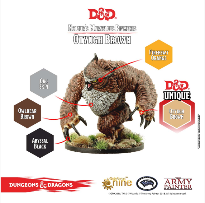d&d monsters paint set D&D Unique Warpaint: Otyugh Brown – Jack's On Queen