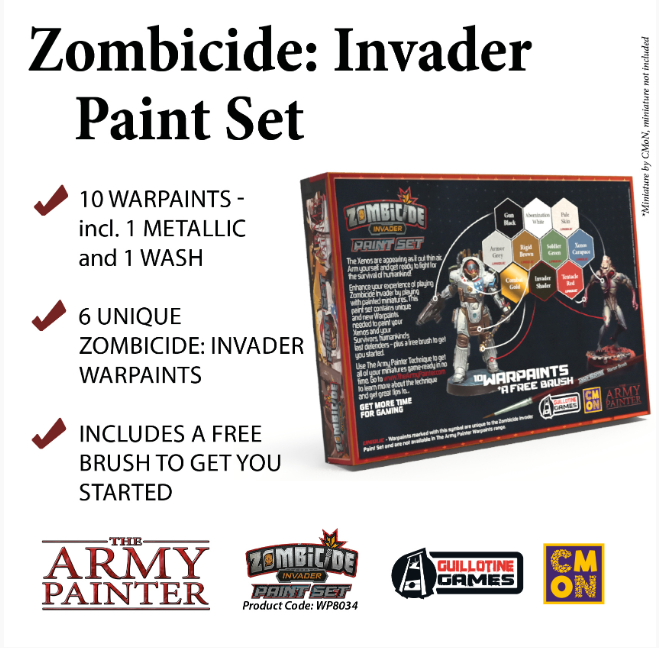 Zombicide: Invader Paint Set | Jack's On Queen