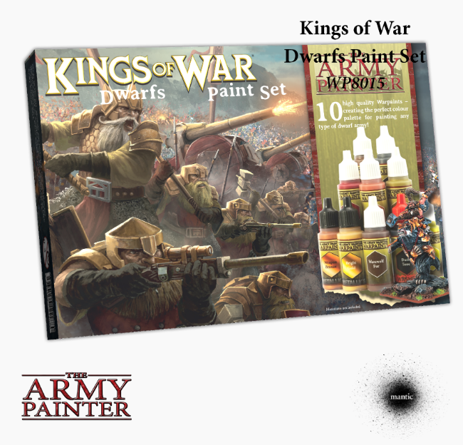 Kings of War: Dwarfs Paint Set | Jack's On Queen