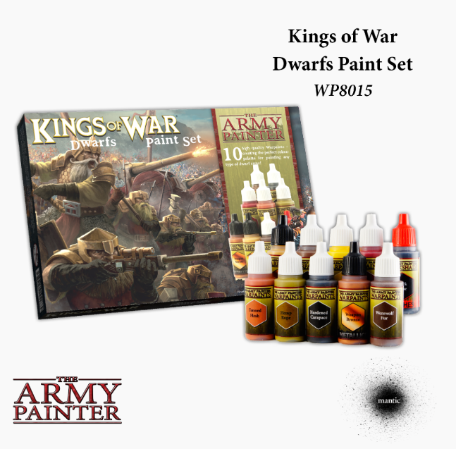 Kings of War: Dwarfs Paint Set | Jack's On Queen