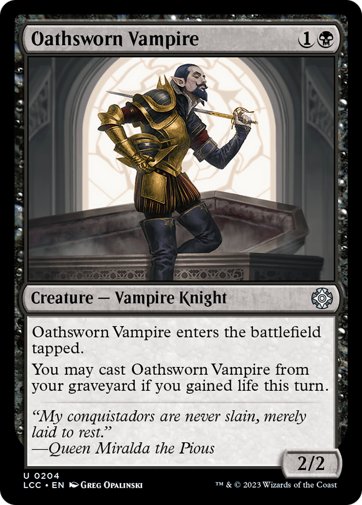 Oathsworn Vampire [The Lost Caverns of Ixalan Commander] | Jack's On Queen