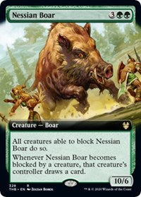 Nessian Boar (Extended Art) [Theros Beyond Death] | Jack's On Queen