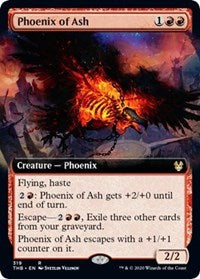 Phoenix of Ash (Extended Art) [Theros Beyond Death] | Jack's On Queen