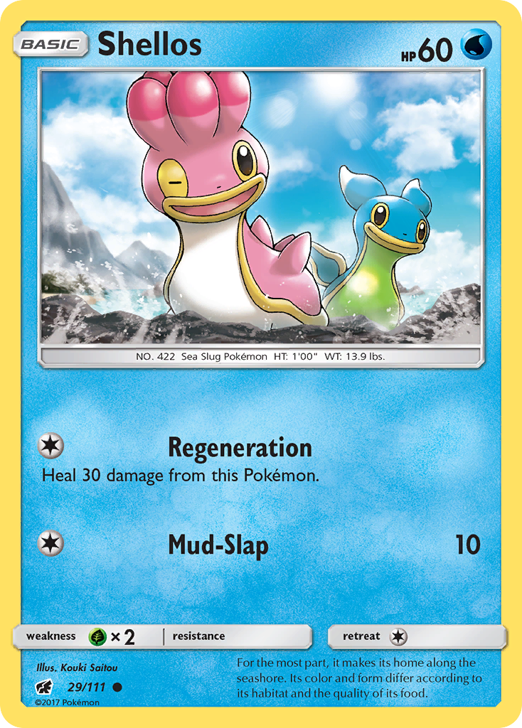 Shellos (29/111) [Sun & Moon: Crimson Invasion] | Jack's On Queen