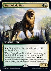 Bronzehide Lion (Extended Art) [Theros Beyond Death] | Jack's On Queen