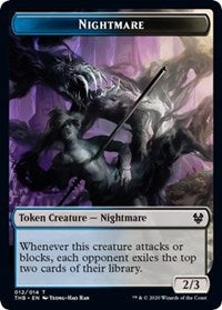 Nightmare Token [Theros Beyond Death] | Jack's On Queen