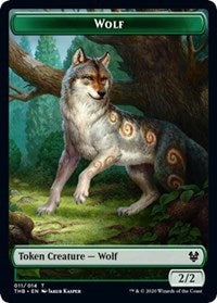 Wolf Token [Theros Beyond Death] | Jack's On Queen