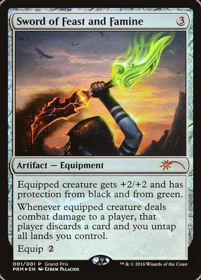 Sword of Feast and Famine [Grand Prix Promos] | Jack's On Queen