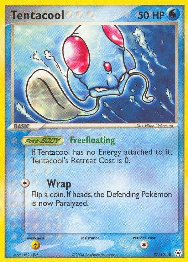 Tentacool (77/101) [EX: Hidden Legends] | Jack's On Queen