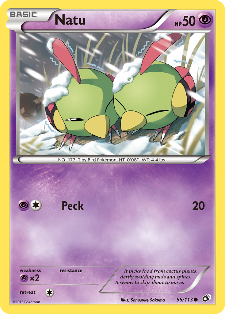 Natu (55/113) [Black & White: Legendary Treasures] | Jack's On Queen