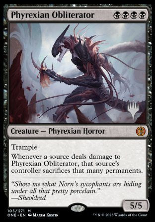 Phyrexian Obliterator (Promo Pack) [Phyrexia: All Will Be One Promos] | Jack's On Queen