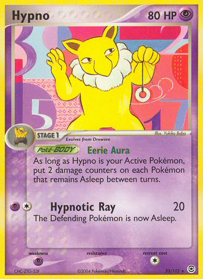 Hypno (25/112) [EX: FireRed & LeafGreen] | Jack's On Queen