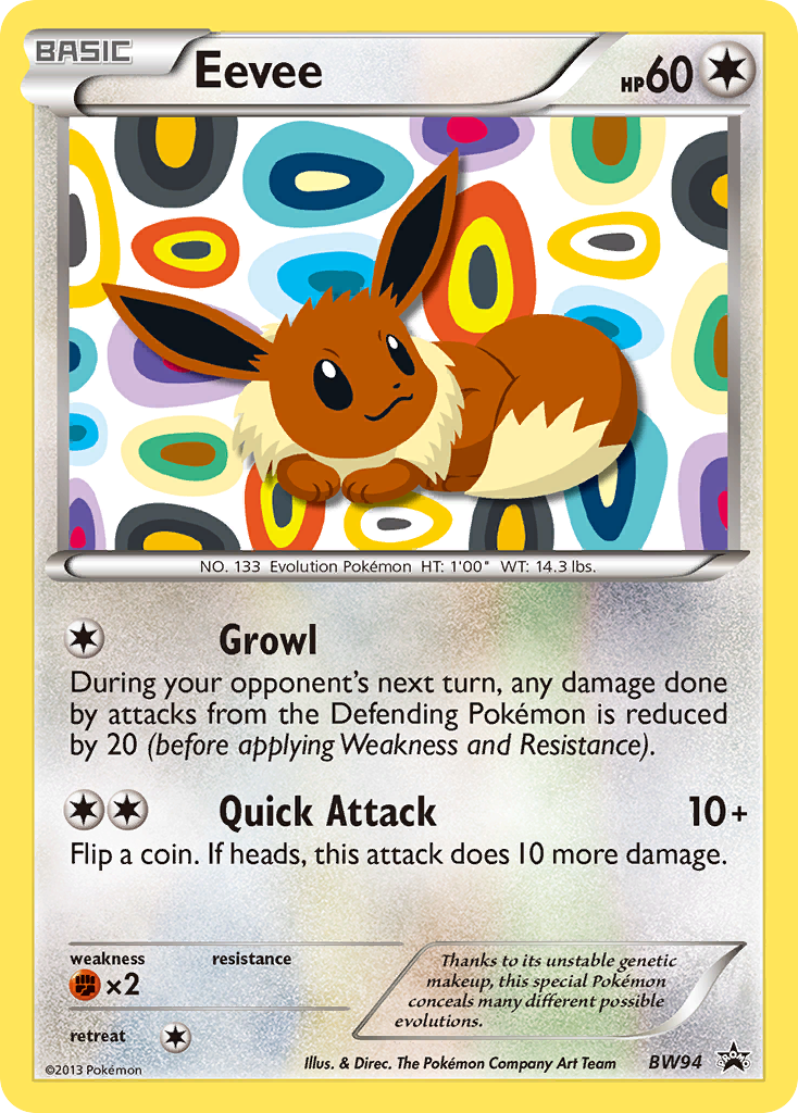 Eevee (BW94) [Black & White: Black Star Promos] | Jack's On Queen