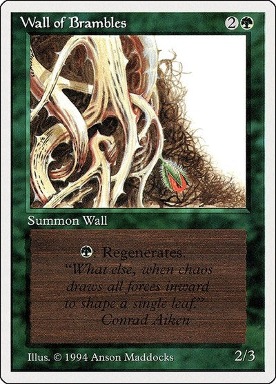 Wall of Brambles [Summer Magic / Edgar] | Jack's On Queen