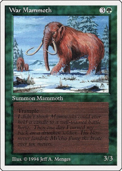 War Mammoth [Summer Magic / Edgar] | Jack's On Queen