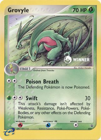 Grovyle (004) (Jumbo Card) [Nintendo: Black Star Promos] | Jack's On Queen