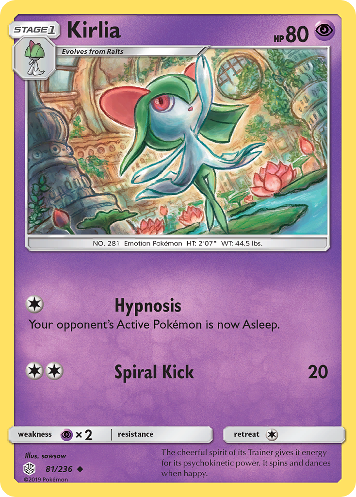 Kirlia (81/236) [Sun & Moon: Cosmic Eclipse] | Jack's On Queen