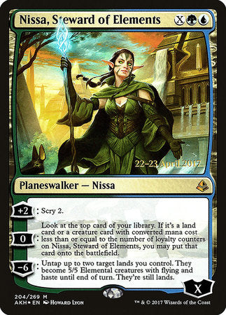 Nissa, Steward of Elements [Amonkhet Promos] | Jack's On Queen