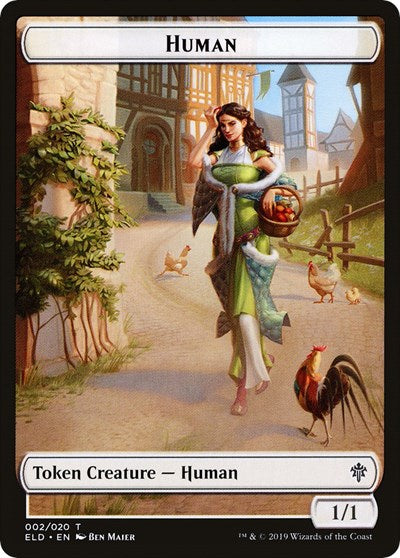 Human Double-sided Token (Challenger 2020) [Unique and Miscellaneous Promos] | Jack's On Queen