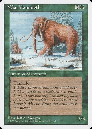 War Mammoth [Fourth Edition] | Jack's On Queen