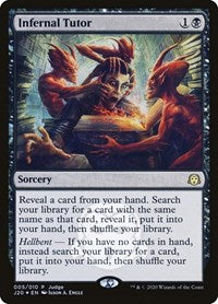 Infernal Tutor [Judge Gift Cards 2020] | Jack's On Queen