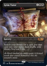 Grim Tutor (Alternate Art) [Core Set 2021] | Jack's On Queen