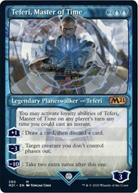 Teferi, Master of Time (Showcase) (290) [Core Set 2021] | Jack's On Queen