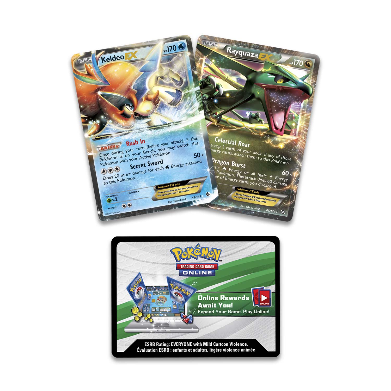 XY: Steam Siege - Battle Arena Decks (Rayquaza vs. Keldeo) | Jack's On Queen