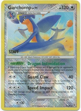 Garchomp (5/147) (Championship Promo Staff) [Platinum: Supreme Victors] | Jack's On Queen