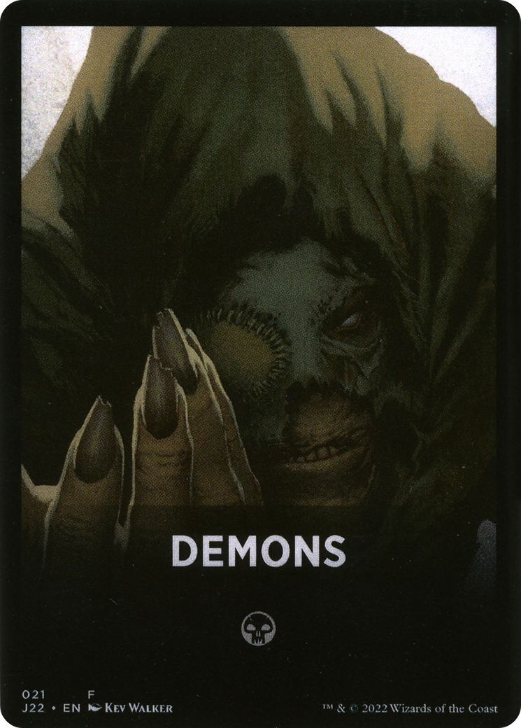 Demons Theme Card [Jumpstart 2022 Front Cards] | Jack's On Queen