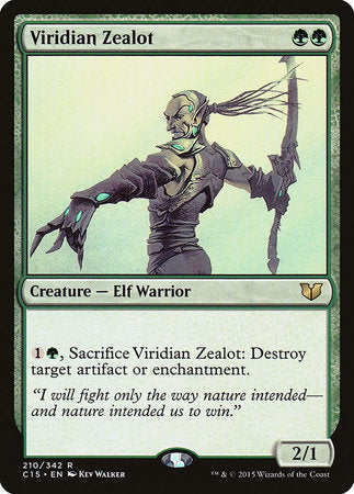 Viridian Zealot [Commander 2015] | Jack's On Queen