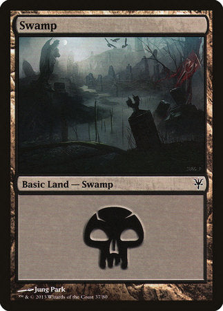 Swamp (37) [Duel Decks: Sorin vs. Tibalt] | Jack's On Queen