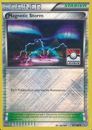 Magnetic Storm (91/106) (League Promo) [XY: Flashfire] | Jack's On Queen