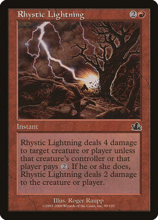 Rhystic Lightning [Prophecy] | Jack's On Queen