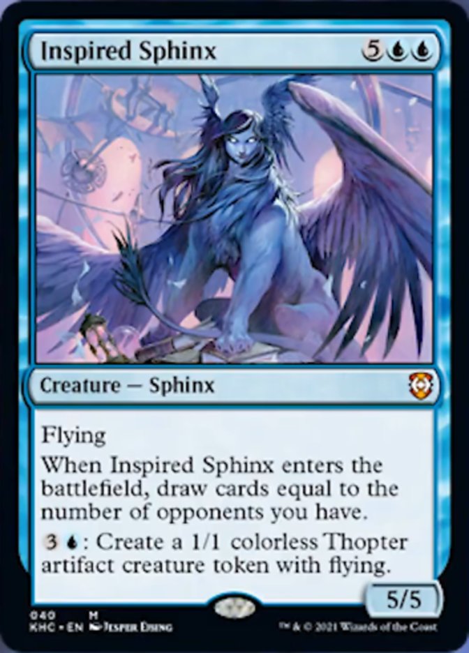 Inspired Sphinx [Kaldheim Commander] | Jack's On Queen