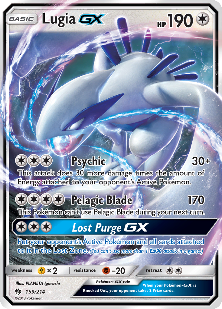 Lugia GX (159/214) [Sun & Moon: Lost Thunder] | Jack's On Queen