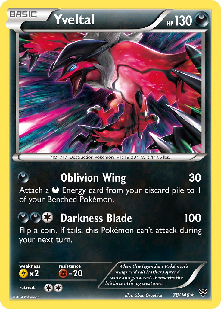 Yveltal (78/146) (Theme Deck Exclusive) [XY: Base Set] | Jack's On Queen