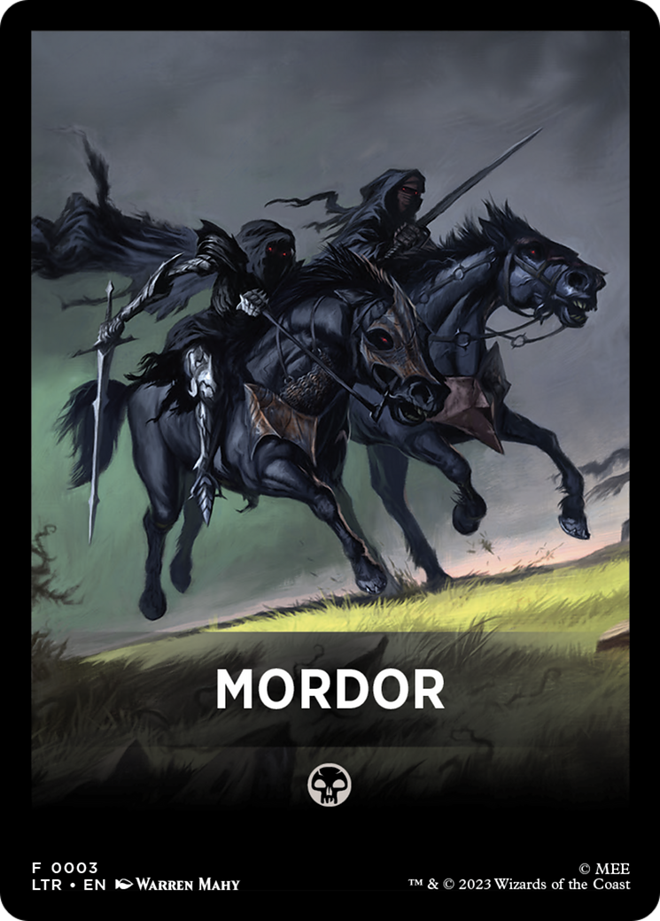 Mordor Theme Card [The Lord of the Rings: Tales of Middle-Earth Tokens] | Jack's On Queen