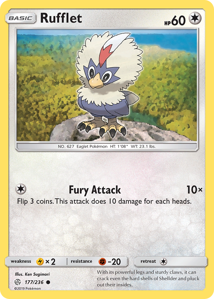 Rufflet (177/236) [Sun & Moon: Cosmic Eclipse] | Jack's On Queen