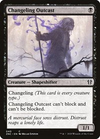 Changeling Outcast [Zendikar Rising Commander] | Jack's On Queen