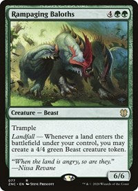 Rampaging Baloths [Zendikar Rising Commander] | Jack's On Queen