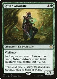 Sylvan Advocate [Zendikar Rising Commander] | Jack's On Queen