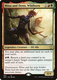 Mina and Denn, Wildborn [Zendikar Rising Commander] | Jack's On Queen