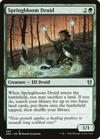 Springbloom Druid [Zendikar Rising Commander] | Jack's On Queen