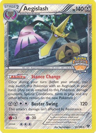 Aegislash (85/146) (Regional Championship Promo) [XY: Base Set] | Jack's On Queen